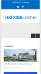 Mobile Screenshot of ekincilermakina.com