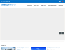 Tablet Screenshot of ekincilermakina.com
